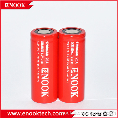 Enook Battery 18500 1200mah 3.7V